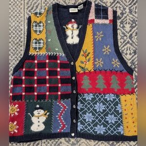 Vintage Classic Elements Holiday Vest